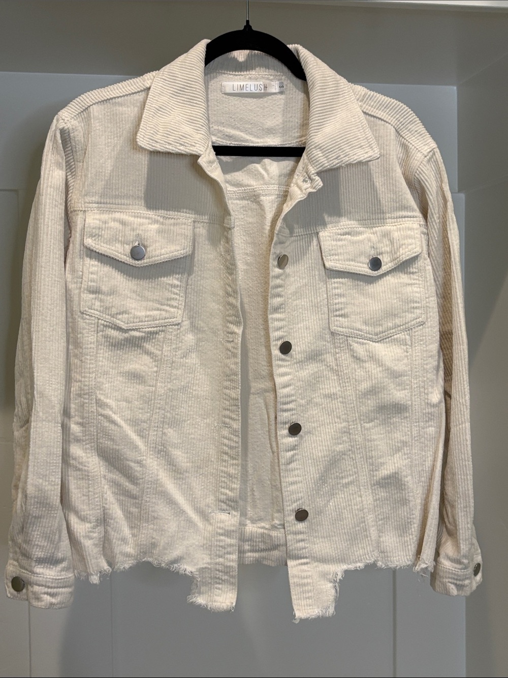 Distressed Corduroy Shacket
